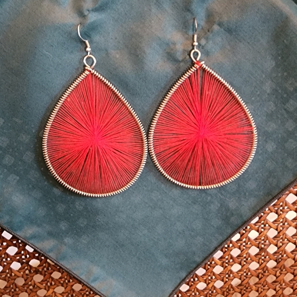 Threaded earrings